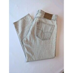 Levis 551 Z Mens Jeans Size W34 Straight Fit Cropped Gray Wash Premium Denim